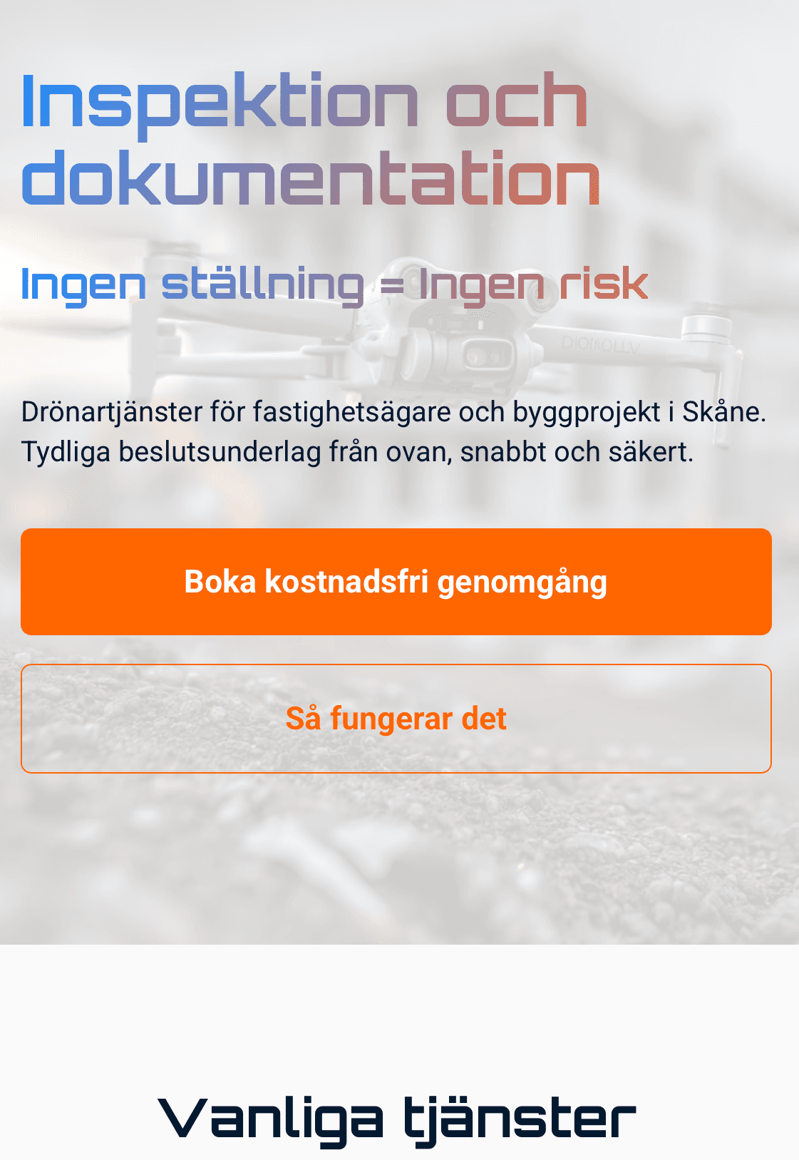 Höjdpunkt Drönartjänst – mobil