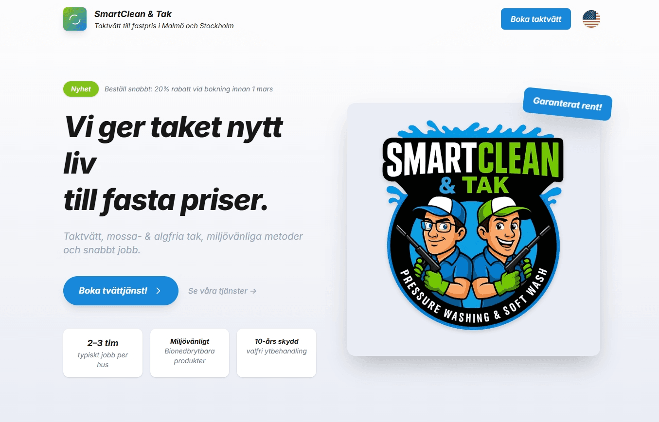 SmartClean Tak